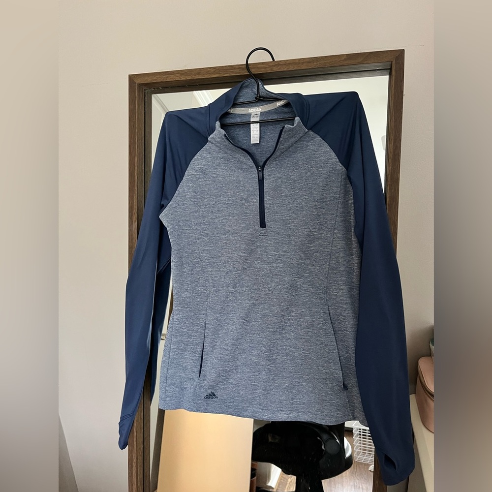 Adidas Navy Quarter Zip